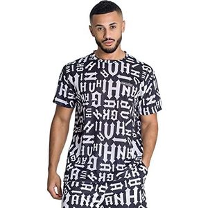 Gianni Kavanagh Black Disorder Oversized Tee T-shirt voor heren, Zwart, M