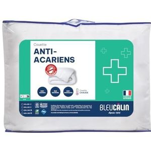Bleu Câlin dekbed voor mensen met allergieën, behandeld met Sanitized, 240x260 cm, wit, KMS40