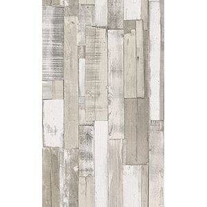 Rasch behang 203714 papierbehang Rasch Collection Stenen & Holzer, crème