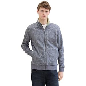 TOM TAILOR Sweatshirt voor heren, 35596 - Navy White Stripes, XL