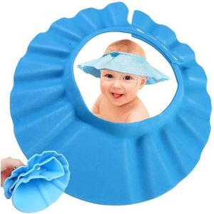 PARENCE.- Babyshower muts/badpak - Alles-in-één bescherming voor gezicht, oren en ogen/Verstelbaar zwemvizier met drukknopen, zacht niet-irriterend materiaal - Willekeurige kleur