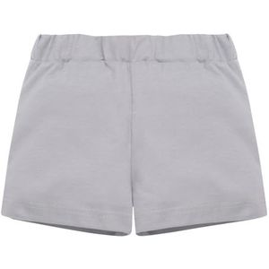 Pinokio korte broek zomer, 100% katoen, grijs, effen, maat 92-122 (116), Summer Grey, 116 cm