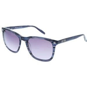 H.I.S Eyewear HS378 - zonnebril, grijs patroon, smoke gradient / 0 dioptrie