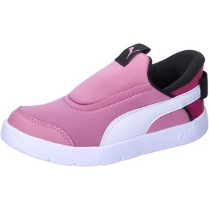 PUMA COURTFLEX V3 Ease in PS Basketbal, MAUVED Out White, 32 EU, Mauved Out PUMA White, 32 EU