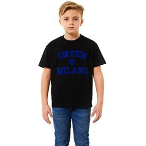 Inter T-shirt voor kinderen en jongens, Zwart, 6 jaar