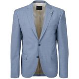 Bugatti - Blazer - Effen - Grijs - Wol - Met Klepzakken