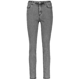 Taifun Skinny jeans voor dames, jeans, verkort jeans, washed-out-effect, effen, licht verkorte pijpen, Grey denim, 48