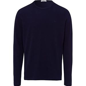 BRAX Heren Style Timon Cotton Blend Structure Soft Jersey kwaliteit lange mouwen shirt, Ocean, XXXL, ocean, 3XL