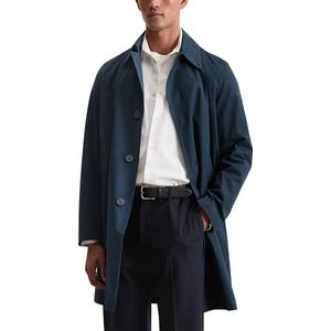 Marc O'Polo - Tussenjas - Donkerblauw - Normale Pasvorm - Knoopsluiting