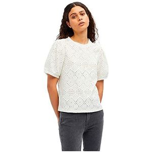 Object Dames Objfeodora S/S Top Noos T-shirt, cloud dancer, XL