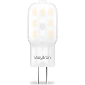 BRAYTRON Ledlamp, 1,5 W (14 W equivalent) G4, 3000 K (warm wit), CRI ≥ 80, G4, CE gecertificeerd, (A+ Energy Class).