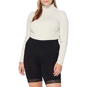 ONLY Carmakoma Dames Cartime Life with Lace Noos Shorts, zwart, 50/52 NL