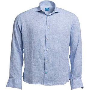 Panareha Men's Linen Shirt FIJI Blue (XXL)