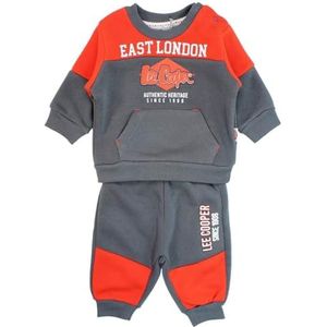 Lee Cooper Babyjoggers, comfortabele en elegante kleding, praktisch ontwerp voor kinderen, Grijs, 6 meses