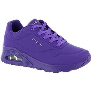 Skechers Uno - Night Shades dames Sneaker Trainers, paars, 35 EU Breed