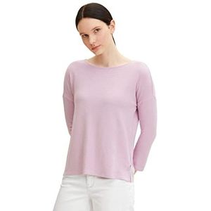 TOM TAILOR Denim Dames Shirt met lange mouwen en 1034339, 28995 - Soft Mauve, XL