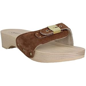 Scholl Pescura hak sandaal voor dames, Cognac., 39 EU