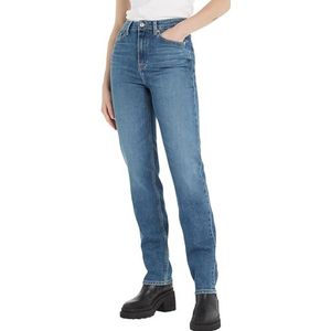 Tommy Hilfiger Dames Jeans Straight Fit, Denim (Mel), 29W / 28L