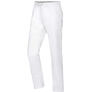 BP 1735 130 heren chino broek 100% katoen wit, maat 56l