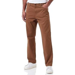 Wrangler Herren Texas Slim Pants, Saddle Brown, 33W / 34L EU