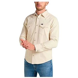 WHITELISTED Regular Western Shirt voor heren, ecru, XL