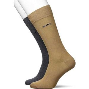 BOSS Men's 2P RS Uni Colors CC Regular Sokken, Medium Beige 261, 40-46, Medium Beige 261, 46 EU
