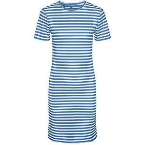 PIECES Dames mini-jurk PCRUKA, Marina/Stripes: cdan, XS