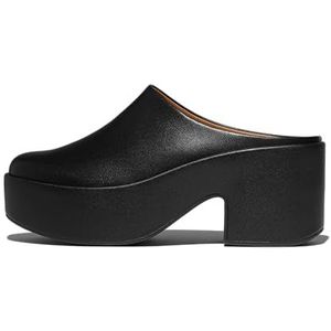 Fitflop Sandalen met leren hak voor dames, Zwart, 37 EU