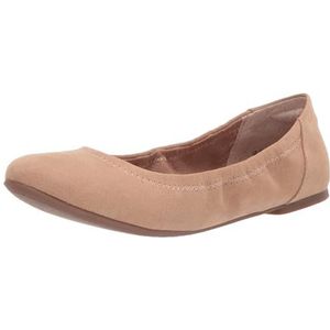 Amazon Essentials Ballet Plat, damesballet plat, Tan Micro, 35 EU