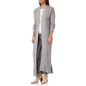 ONLY Dames Onlmatilda L/S Cardigan Ex KNT Maxi Gebreid vest, Medium grijs (grey melange), XS