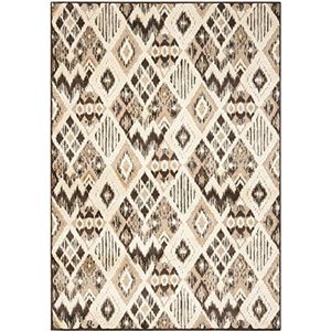 Safavieh Modern tapijt, PAR114, geweven viscose, bruin/ivoor, 160 x 230 cm