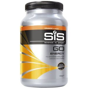 SiS Go-elektrolyt, energiedrankpoeder met veel koolhydraten, met toegevoegde elektrolyten voor hydratatie, (Oranje smaak), 1,6 kg, 40 porties