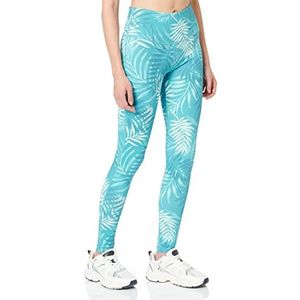 ENERGETICS Dames Kapinem 2 Leggings, AOP-/Blue Aqua/Mint, 38