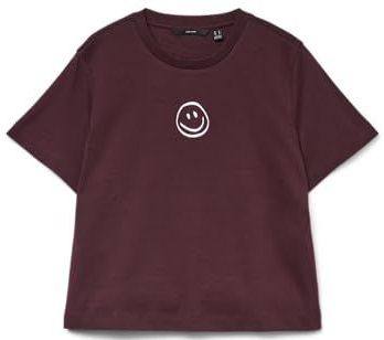 VERO MODA Vmsara Mette Ss Top Box JRS Ga Noos, Winetasting, XS