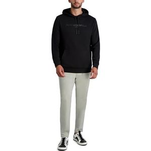 Karl Lagerfeld Paris Heren Classic Logo Hoodie Hooded Sweatshirt, Zwart, XL, Zwart, XL