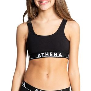 Athena Easy Color beha voor meisjes, Zwart, 16 Jaren