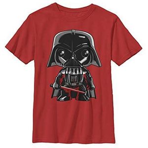 Star Wars - FUNK VADER Boys Crew neck T-Shirt Red 104