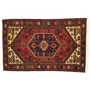 Eden Carpets Mosul Vloerkleed Handgeknoopt Bangle, Katoen, veelkleurig, 93 x 148 cm