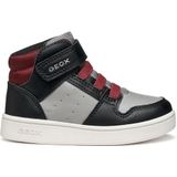 Geox B Ecylper Boy Sneakers voor jongens, zwart/bordeaux, 21 EU, Zwart Bordeaux, 21 EU