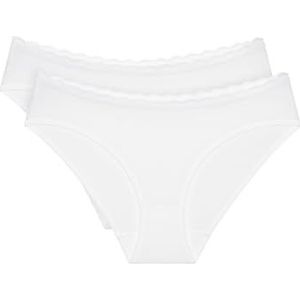 Triumph - Feel Of Cotton - Tai Slip - Wit - Set van 2