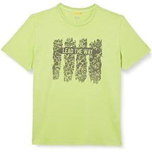 camel active Heren 409745/7t57 T-Shirt, Lime Groen, M