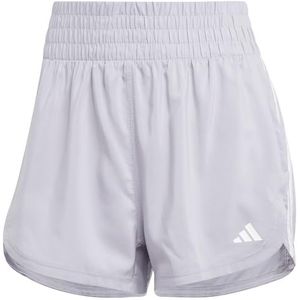 adidas Pacer Training 3 strepen geweven hoge taille kort, M 5 inch