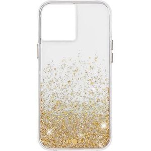 Case-Mate - Twinkle Ombre beschermhoes voor iPhone Katie, goud met microbont