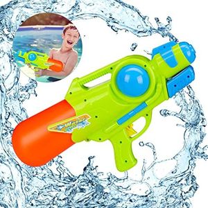 Relaxdays Waterpistool - Super Soaker Kinderen - Water Gun - 1 Liter Reservoir - Gekleurd