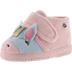 Victoria Ojalá Unisex Fur Slippers Animals & Strap & Matching Sole 105119 for Kids BALLET 18