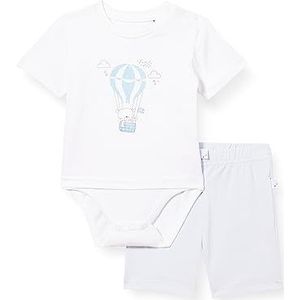 Blue Seven Uniseks babyoutfit-set van 2 shorts, HL BLAUW Orig, 3-6 maanden (2-pack), blauw origineel, 62 cm