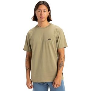Quiksilver T-shirt met korte mouwen Basic SS Tee Young Heren Beige XS, Aloë, XS