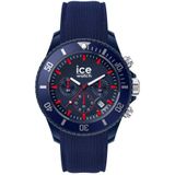 Ice-Watch - ICE chrono Blue red - Herenhorloge in blauw met siliconen band - Chrono - 020622 (Large)
