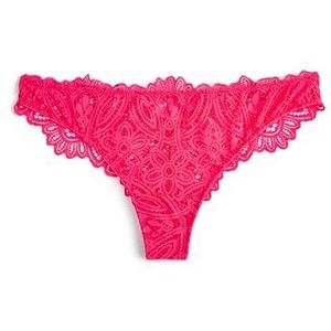 Koton Braziliaanse Lacy slipje dames ondergoed, Roze (294), XS