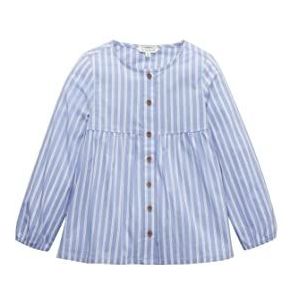 TOM TAILOR Meisjes kinderblouse met strepen 1032977, 30102 - Thin Blue Vertical Stripe, 92-98